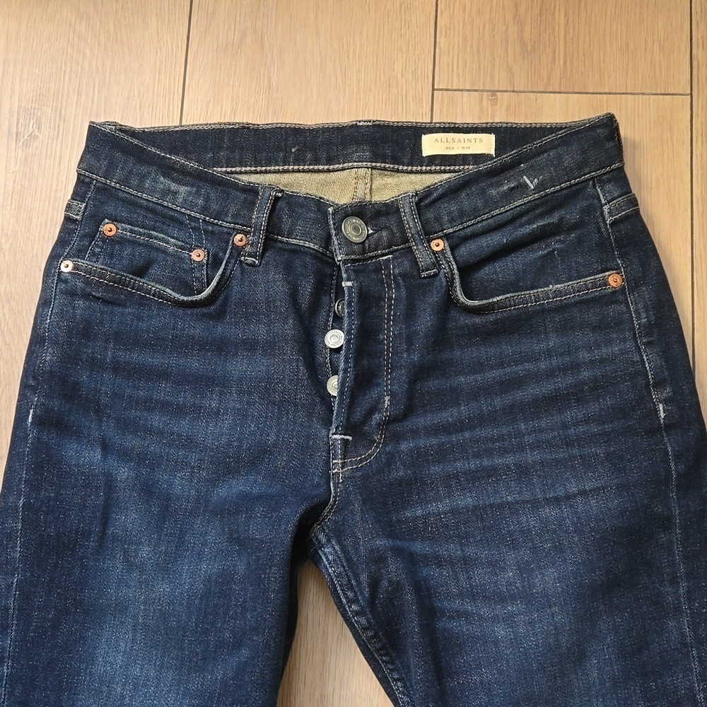 AllSaints‘Rex’ slim-fit jeans W28 - Picture 4 of 11